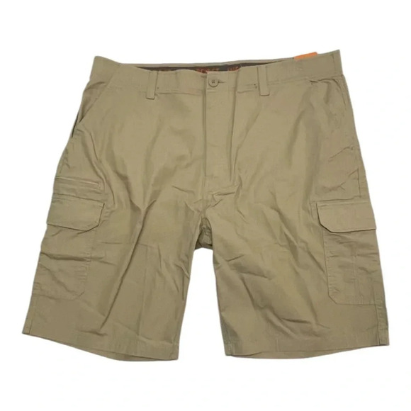 Wearfirst Cargo Shorts 10” inseam Khaki Size 42 New - Picture 4 of 6